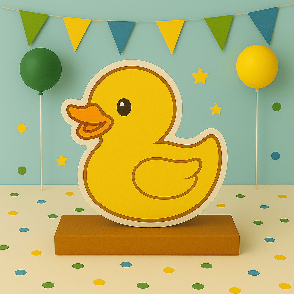 Rubber Ducky party supplies and birthday decorations for baby shower and 1st birthday