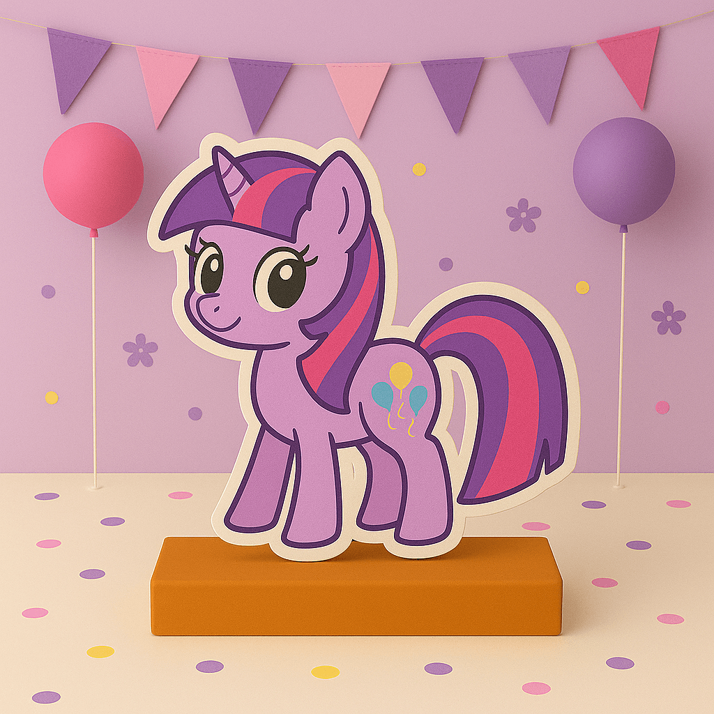 My Little Pony cake topper and birthday centerpiece decorations