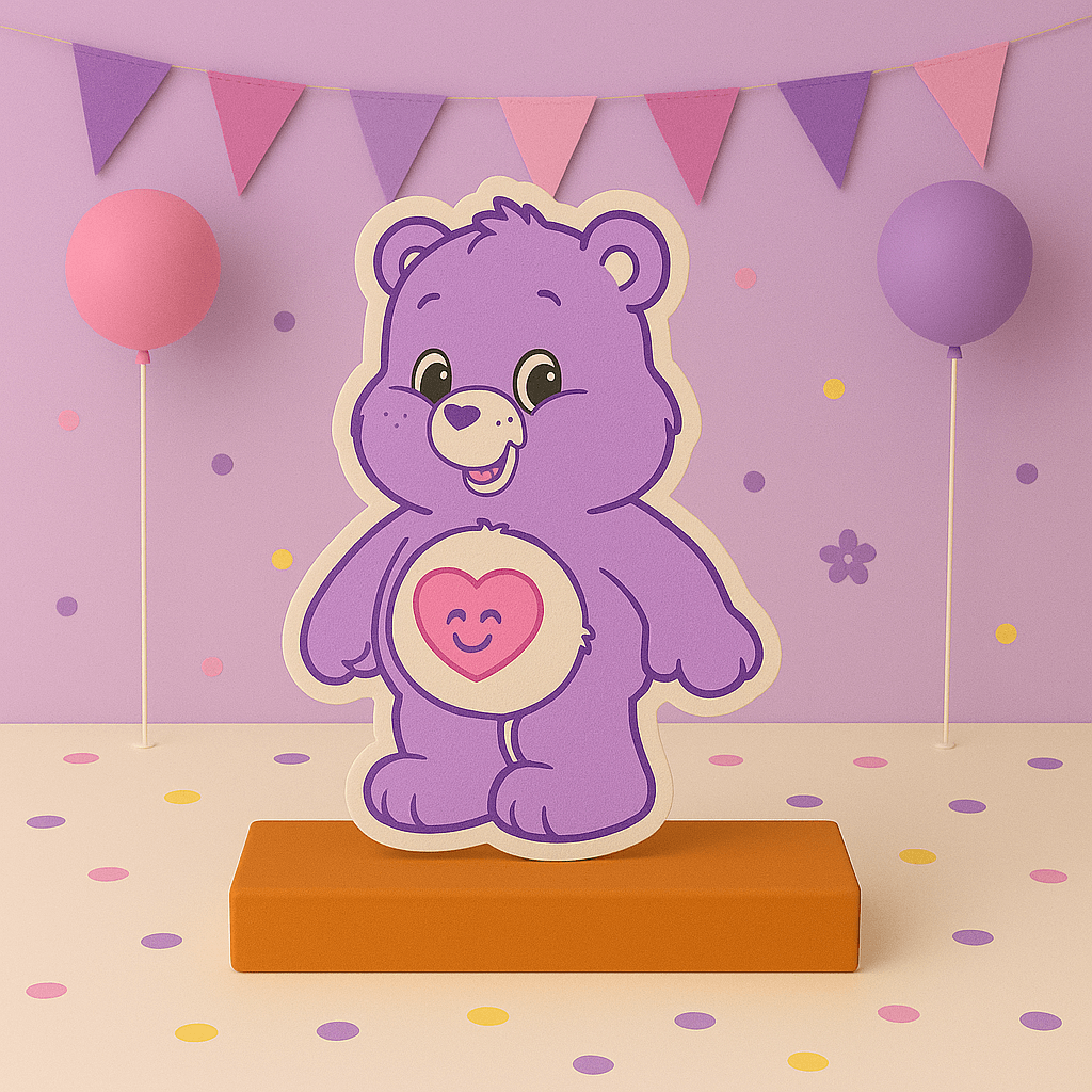 Care Bears cake topper and birthday centerpiece party decorations
