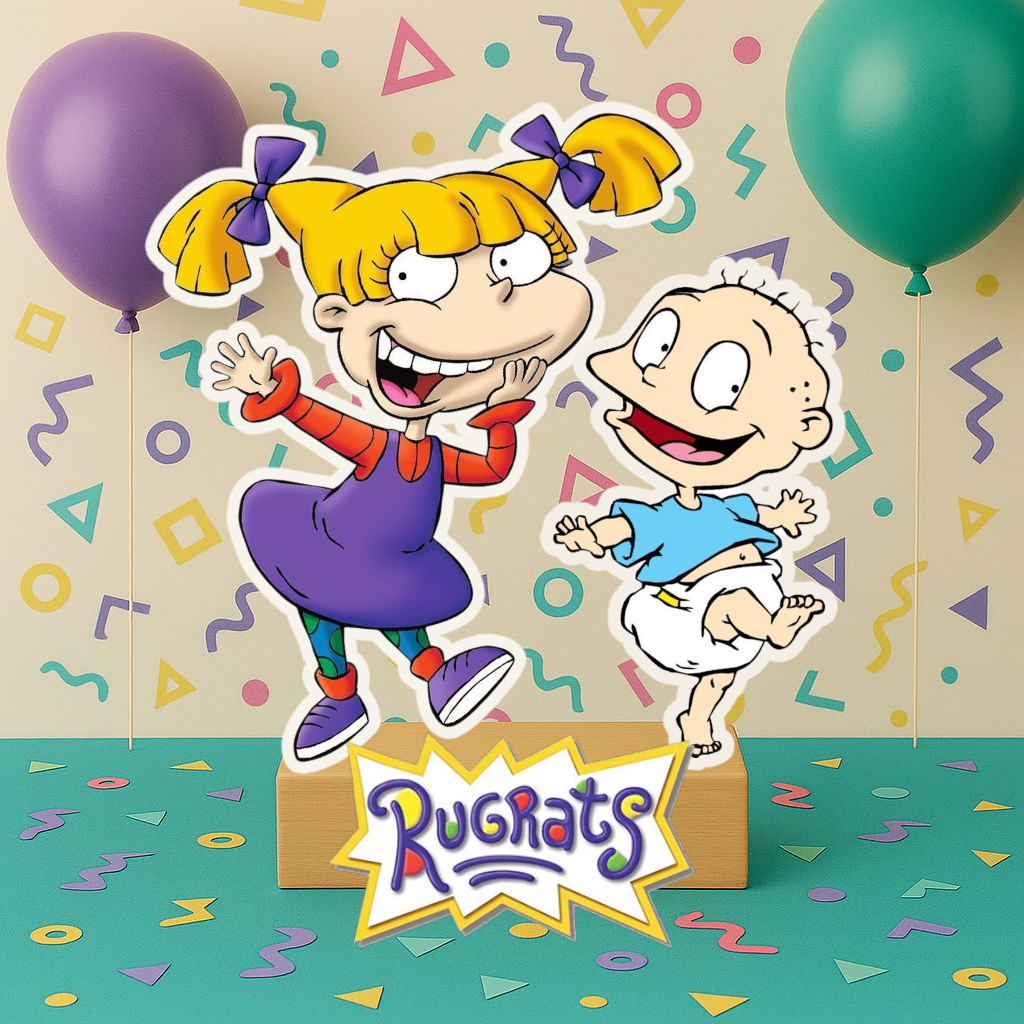 Rugrats birthday decorations and handmade party supplies cutouts centerpieces