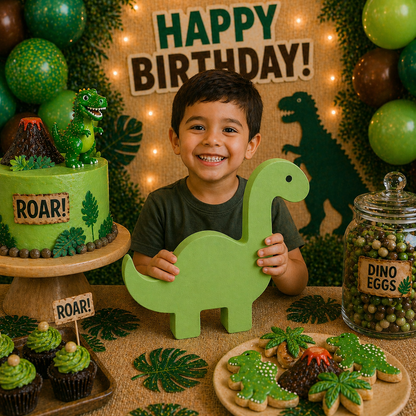 Dinosaur Birthday Centerpieces | Foam Dinosaur Figures for Party