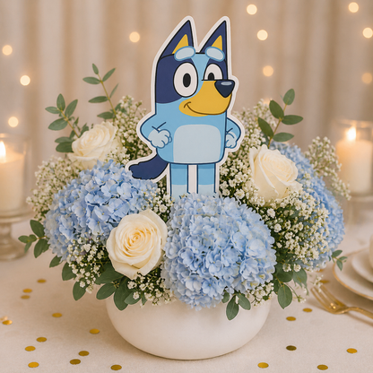 Bluey Party Foam Cutout | Handmade Bluey Birthday Decorations