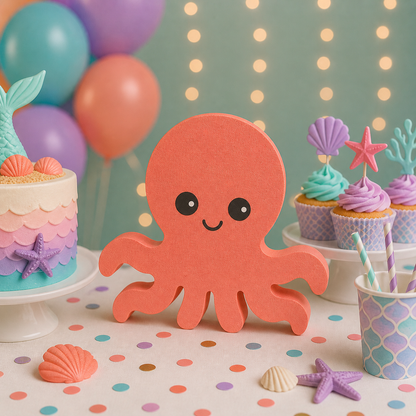 Nautical Octopus Centerpiece – Handmade Foam Party Decoration