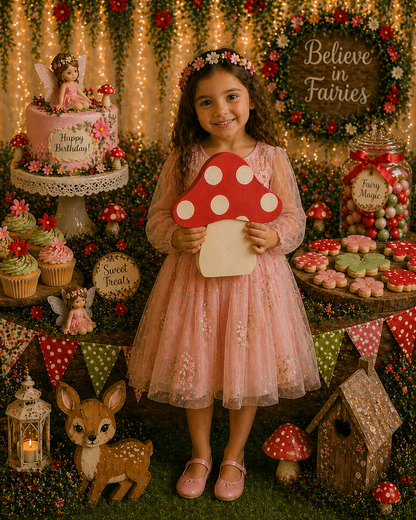 Woodland Mushroom Centerpiece – Fairy Garden & Enchanted Forest Party Decorations