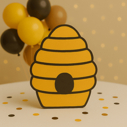 honeycomb bee birthday decorations centerpiece