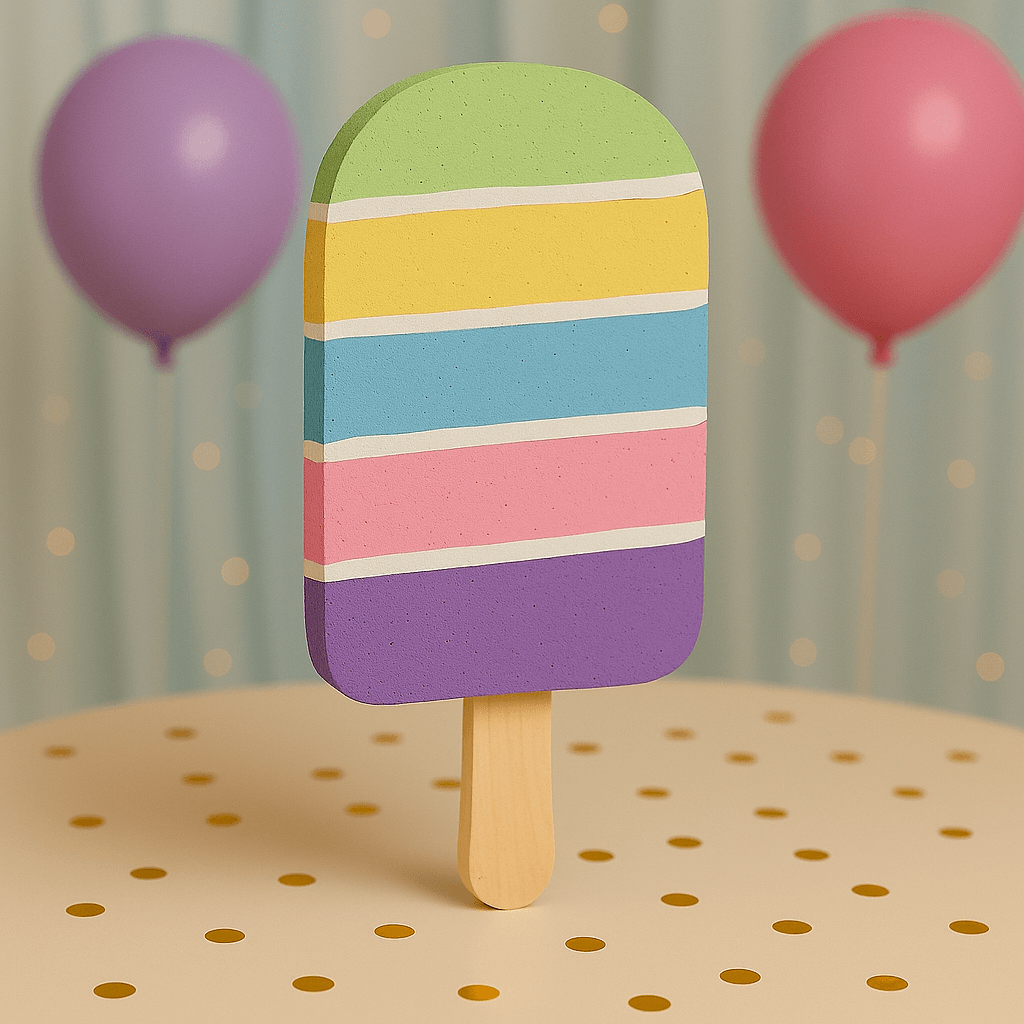 ice cream party decorations foam cutout centerpiece