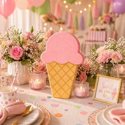 Foam Ice Cream Centerpiece – Ice Cream Party Decorations