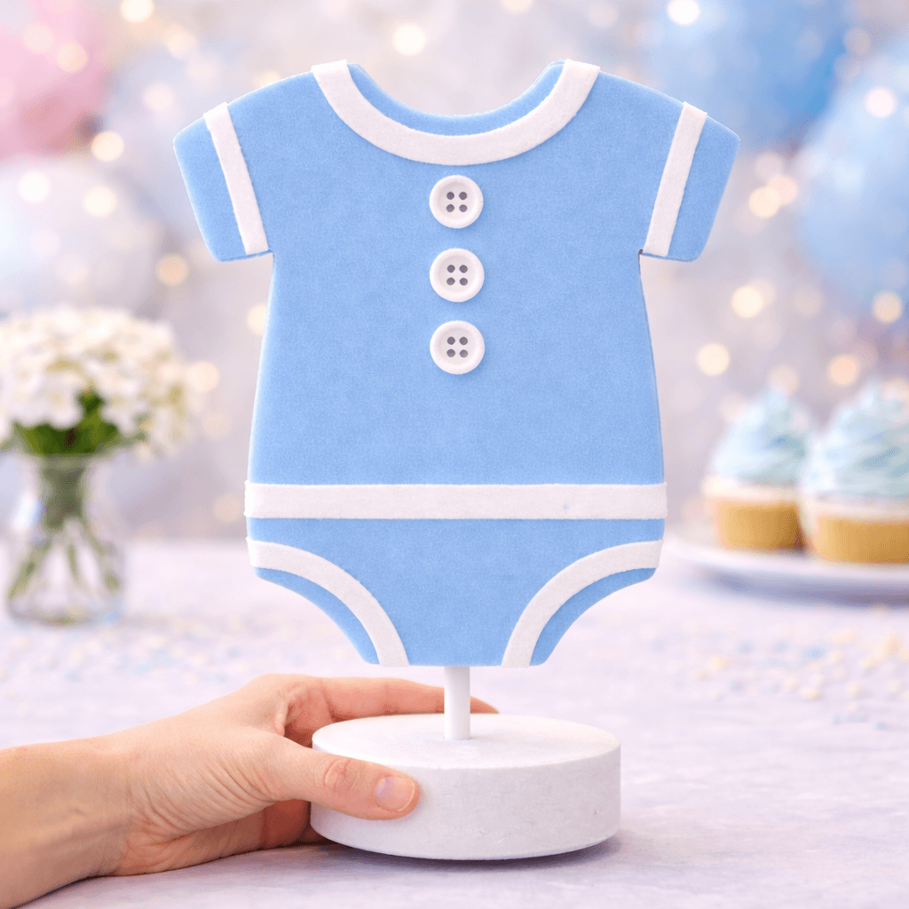 Handmade baby onesie centerpiece foam baby shower decoration