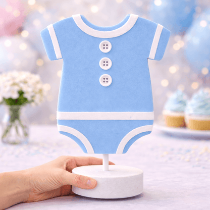 Handmade baby onesie centerpiece foam baby shower decoration