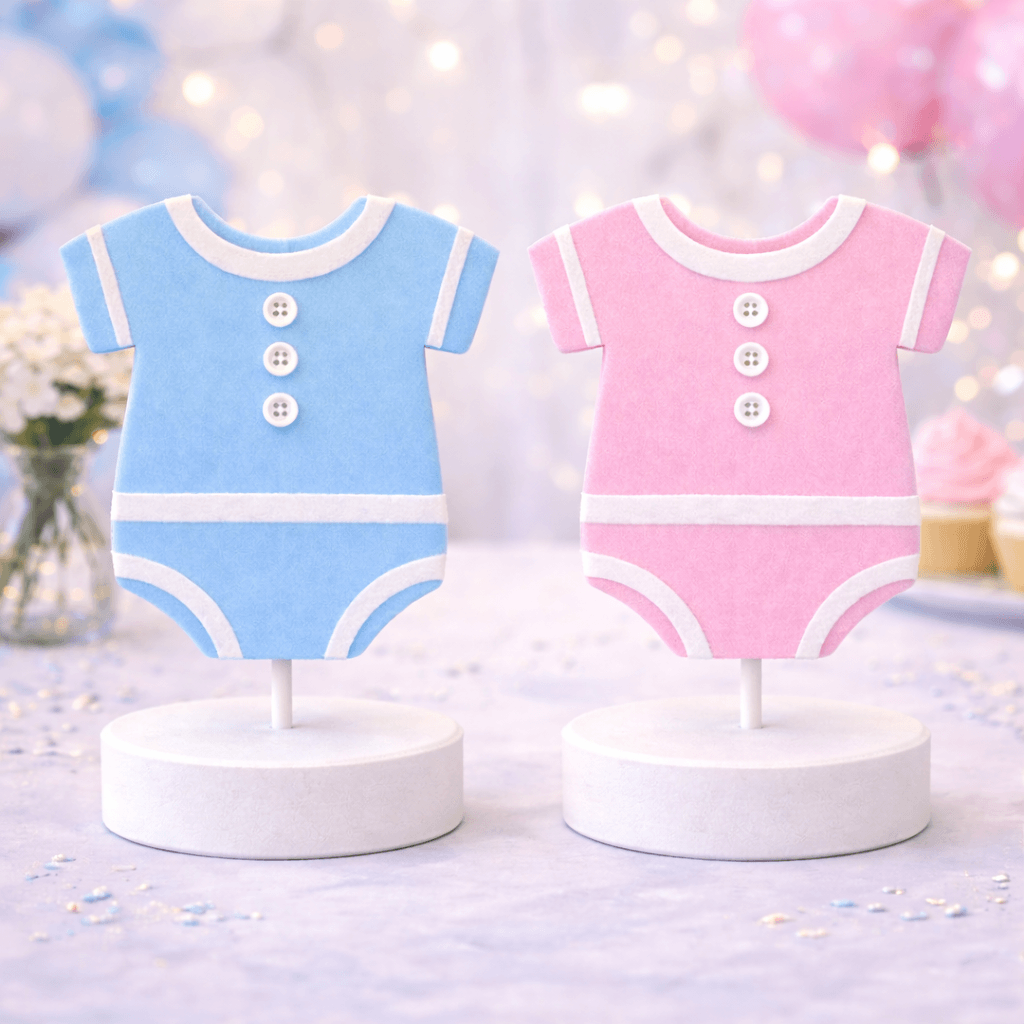Baby shower centerpiece onesie decoration for baby boy or baby girlBaby Onesie Centerpiece – Baby Shower Table Decoration