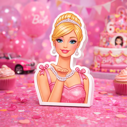 Barbie birthday decorations Barbie centerpiece decoration for Barbie party table