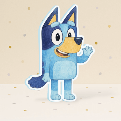 Bluey foam birthday party supplies decoration


