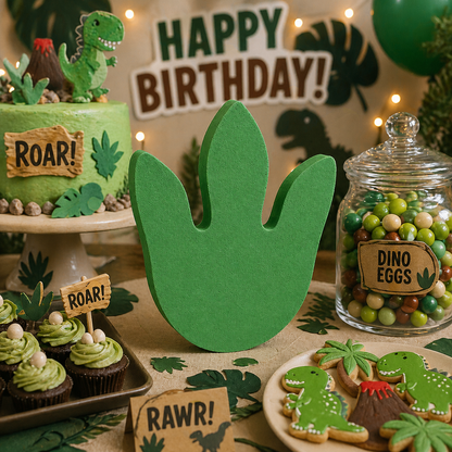 Dinosaur Paw Centerpiece | Foam Dinosaur Party Decoration