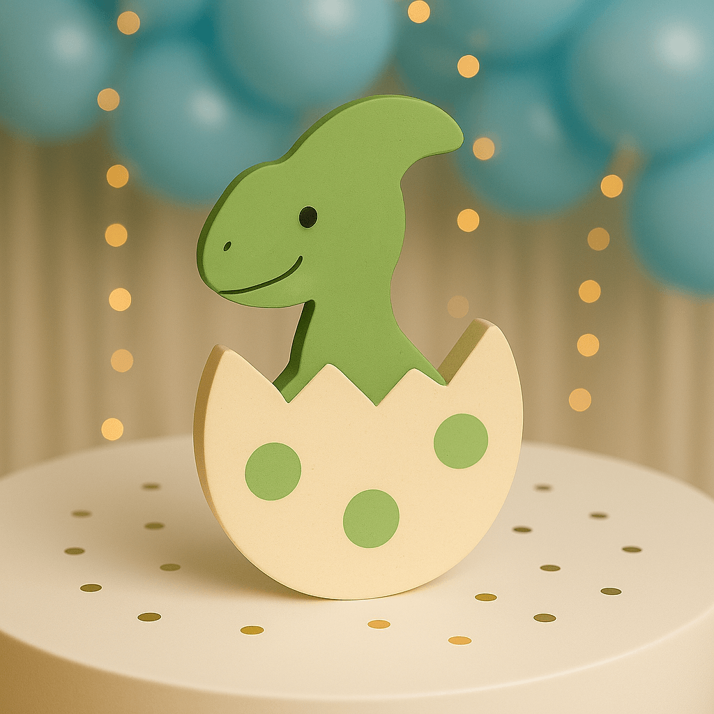Dinosaur egg Centerpiece T-Rex Foam Cutout Party Decoration