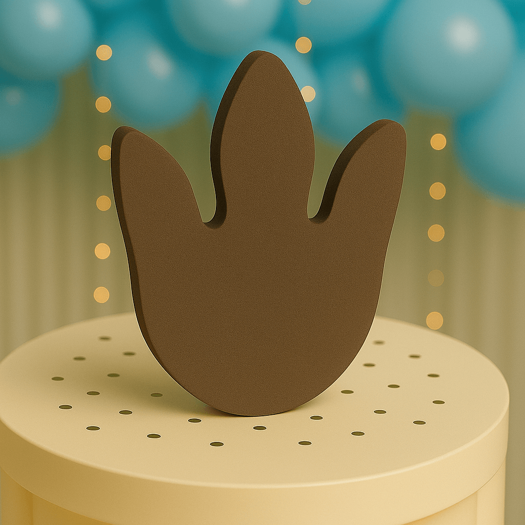 Dino footprint table decoration for kids dinosaur party