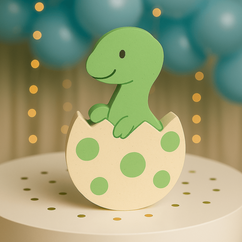 Dinosaur egg centerpiece Table Centerpiece Foam Shape Handmade Decoration