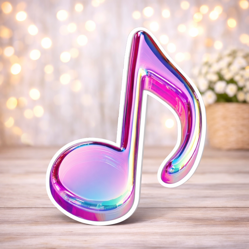kpop demon hunters centerpieces K Pop Demon Hunters music note table centerpiece party decor