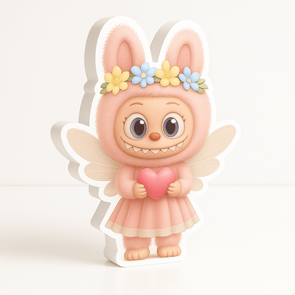 Labubu party decor foam cutout centerpiece for birthday