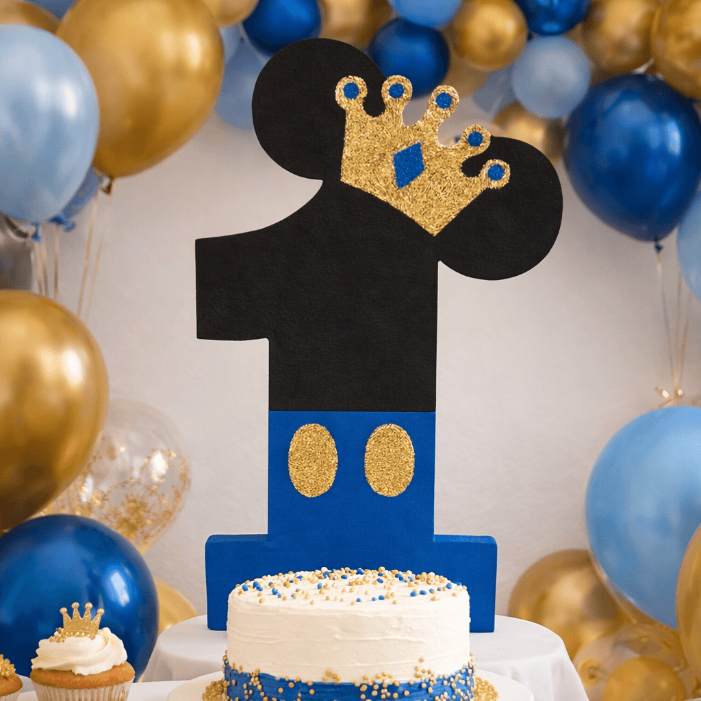 Mickey Mouse party centerpiece number one birthday decorationmickey mouse 1st birthday centerpiece 