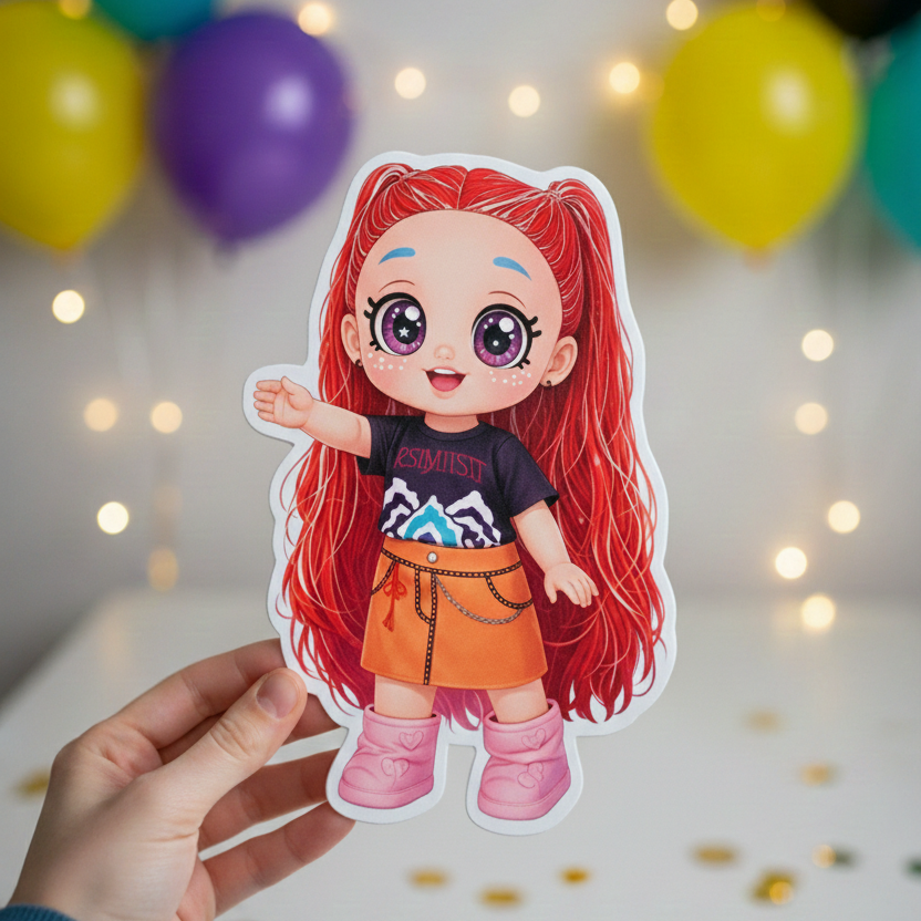 kpop demon hunters centerpiece Mira K-Pop Demon Hunters birthday decorations character centerpiece