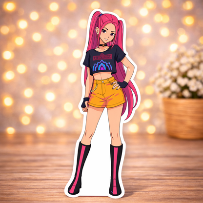 kpop demon hunters centerpiece Mira K-Pop Demon Hunters centerpiece birthday party decoration