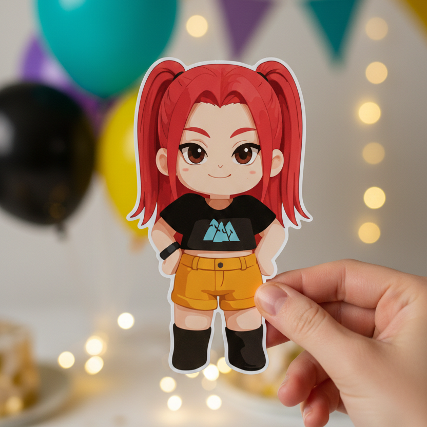 kpop demon hunters centerpiece Mira K-Pop Demon Hunters foam cutout decoration for birthday party
