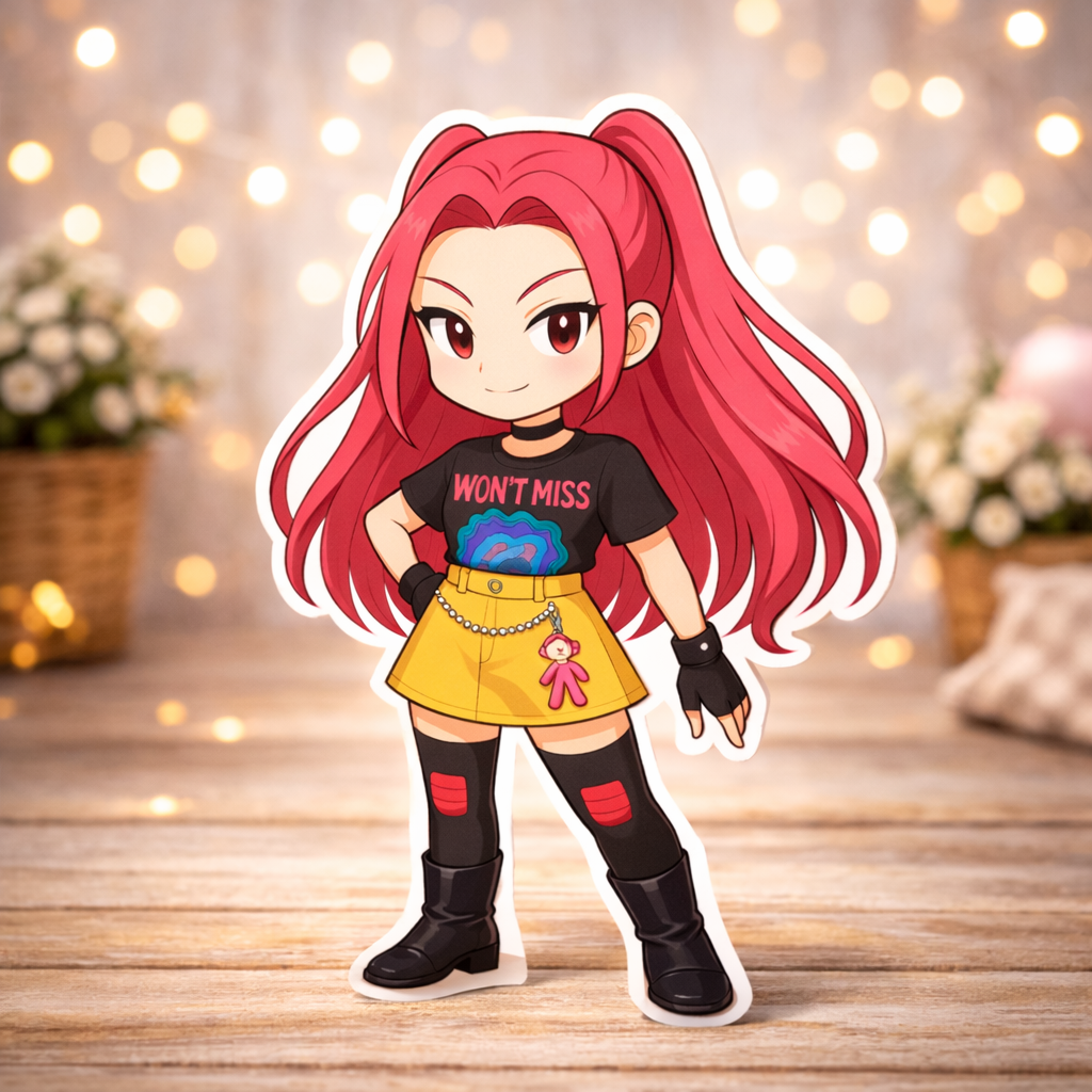 Mira K-Pop Demon Hunters party table decoration cutout

