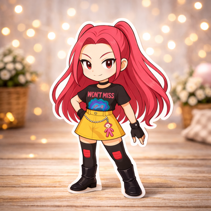 Mira K-Pop Demon Hunters party table decoration cutout

