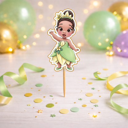 princess tiana cake topper decoration for princess and the frog birthday party centerpiece