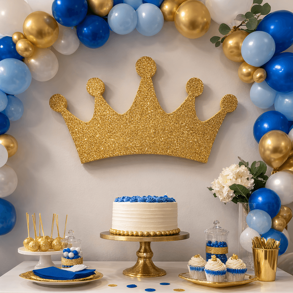gold king crown decoration for royal party decorations and royal theme birthday celebrations king crown centerpiece