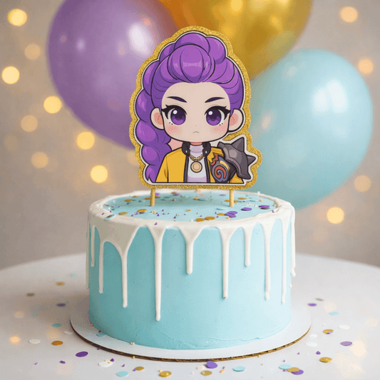 Rumi K Pop Demon Hunters cake topper birthday cake decorationkpop demon hunters cake topper 