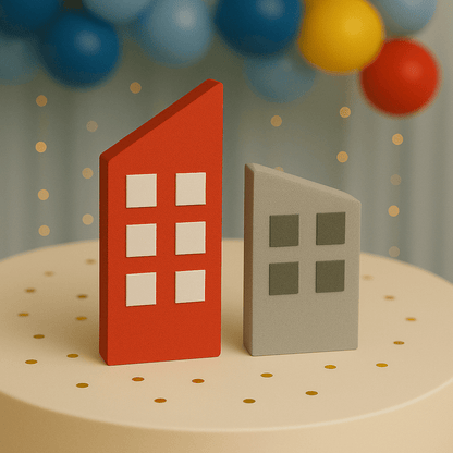 Red Gray superhero centerpiece for comic city birthday decoration
