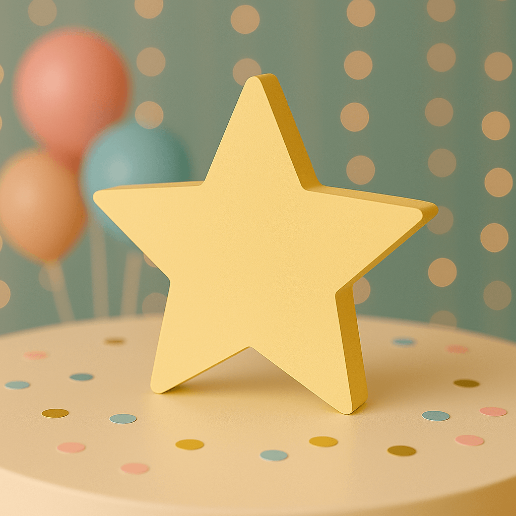 Yellow twinkle little star centerpiece handmade baby shower table décor for celestial theme