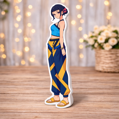 Zoey kpop demon hunters centerpiece Zoey K-Pop Demon Hunters table centerpiece birthday party decor